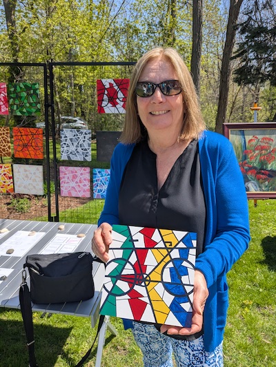 art show photo: the setting