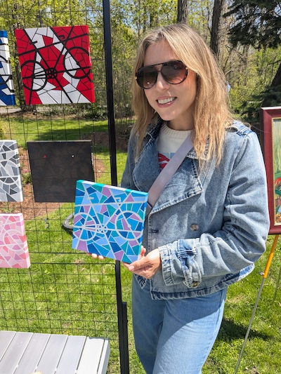 art show photo: the setting