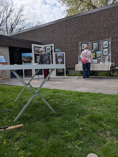art show photo: the setting
